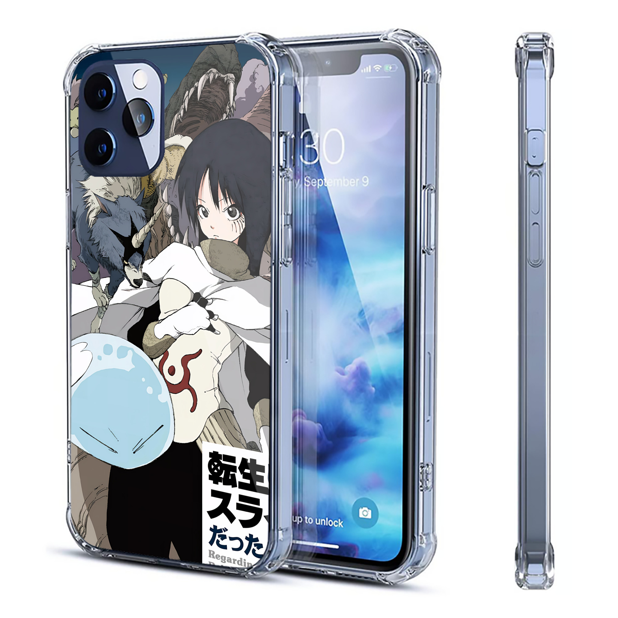 （画像用） 転スラ Regarding Reincarnated to Slime 【iPhone 12シリーズ対応】透明スマホケース（クリアソフトケース）